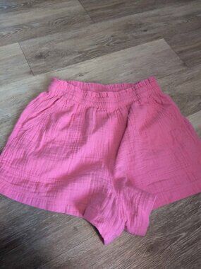 Aerie Pink Gauze Shorts